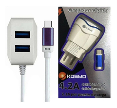 CARGADOR RAPIDO KOSMO 4.2 TIPO C