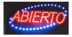 CARTEL LED ABIERTO