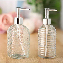 DISPENSER DE VIDRIO DE JABÓN LIQUIDO