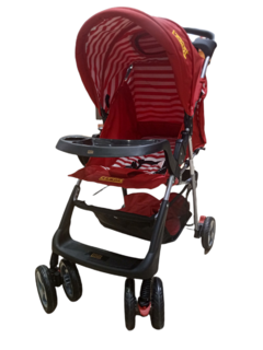 COCHE ULTRALIVIANO FACIL PLEGADO CON PIE LORIEL