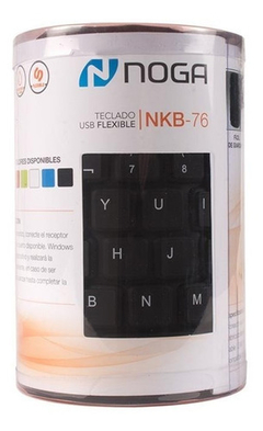 TECLADO NOGA FLEXIBLE NKB-76 - comprar online