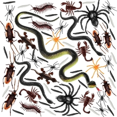 SERPIENTE-ARAÑA-ESCORPION DE GOMA