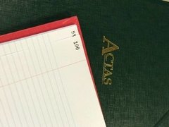 Libro Actas Cuerina 100 Páginas - Librería Comercial Fernández SRL