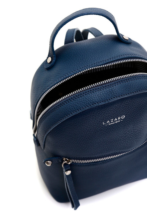 mochila maudit marino CUERO LAZARO - Las Weimann