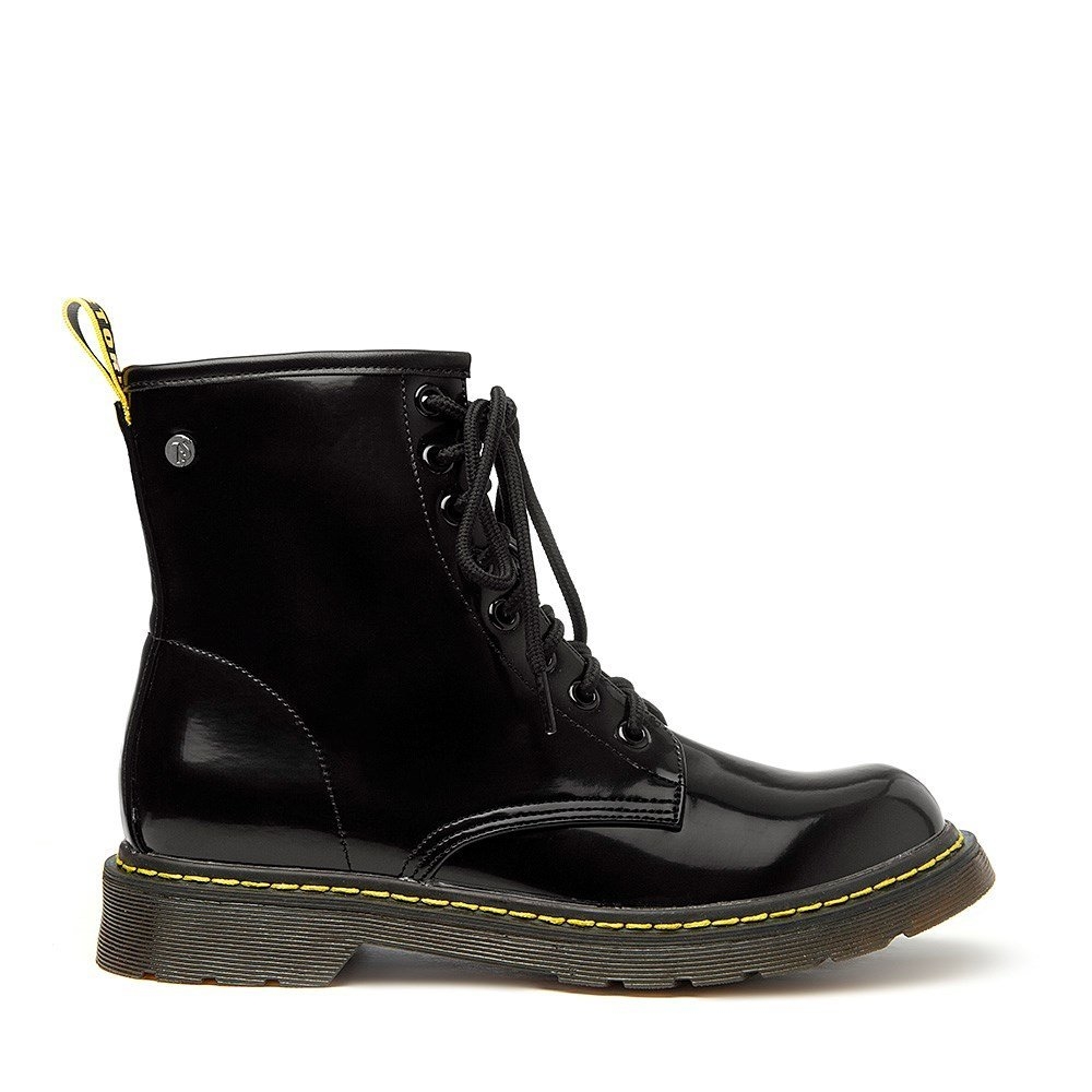Etelvina negro Borcego charol lady stork - Las Weimann
