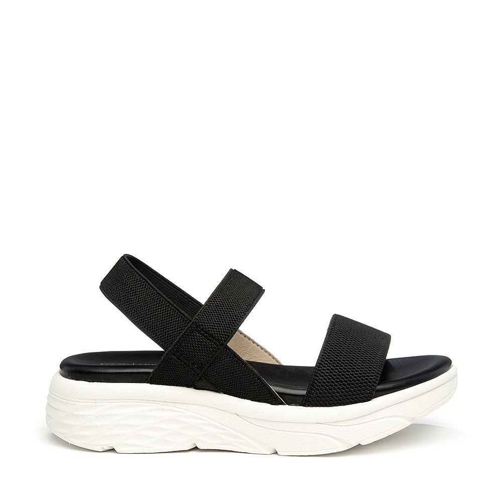 Nissa sandalia con plataforma lady Stork negras