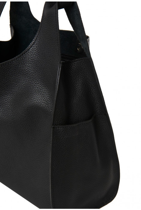 CARTERA Kylie negra cuero LAZARO - Las Weimann