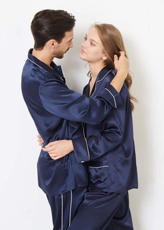 Pijama de casal cetim - comprar online
