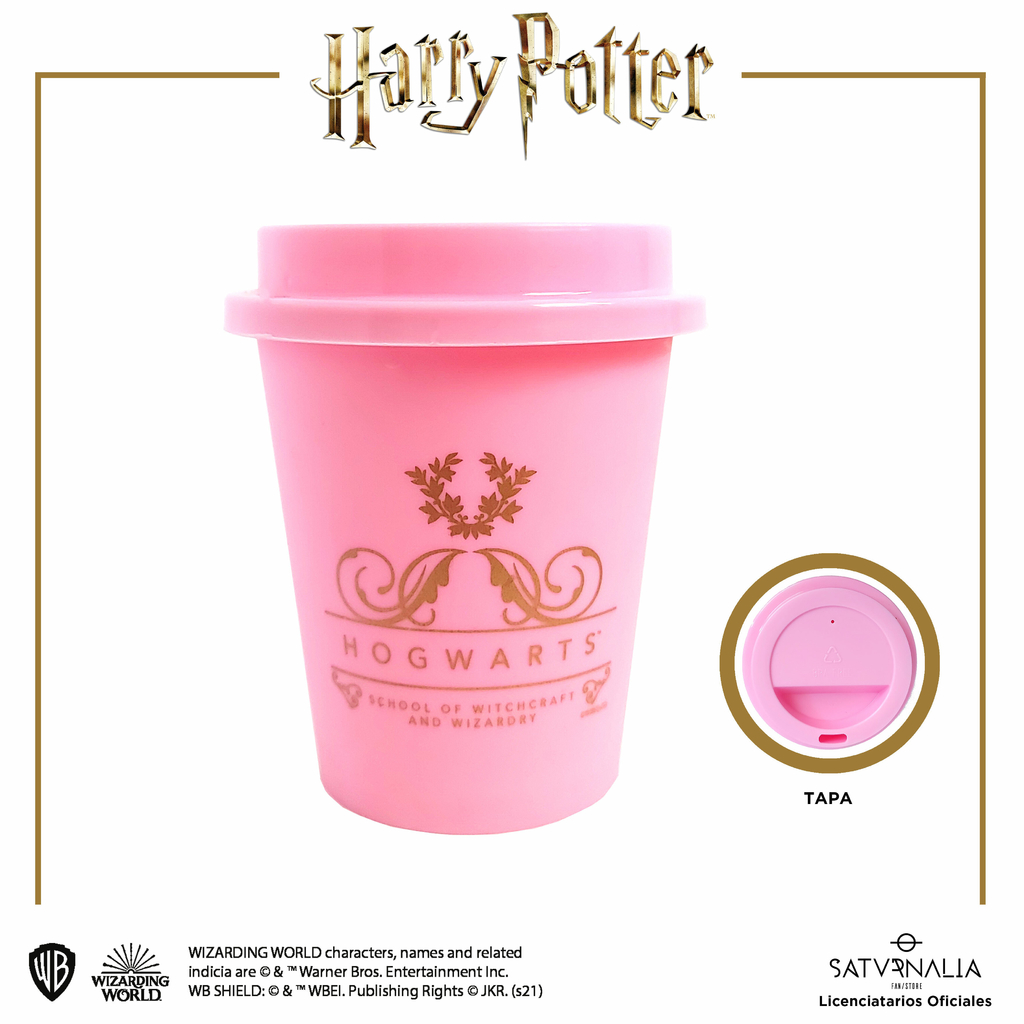 Vaso de café pastel mini Hogwarts rosa - HARRY POTTER™ OFICIAL