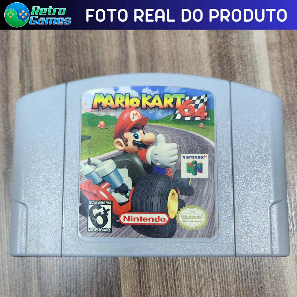 JOGO MARIO KART 64 N64 USADO - TLGAMES