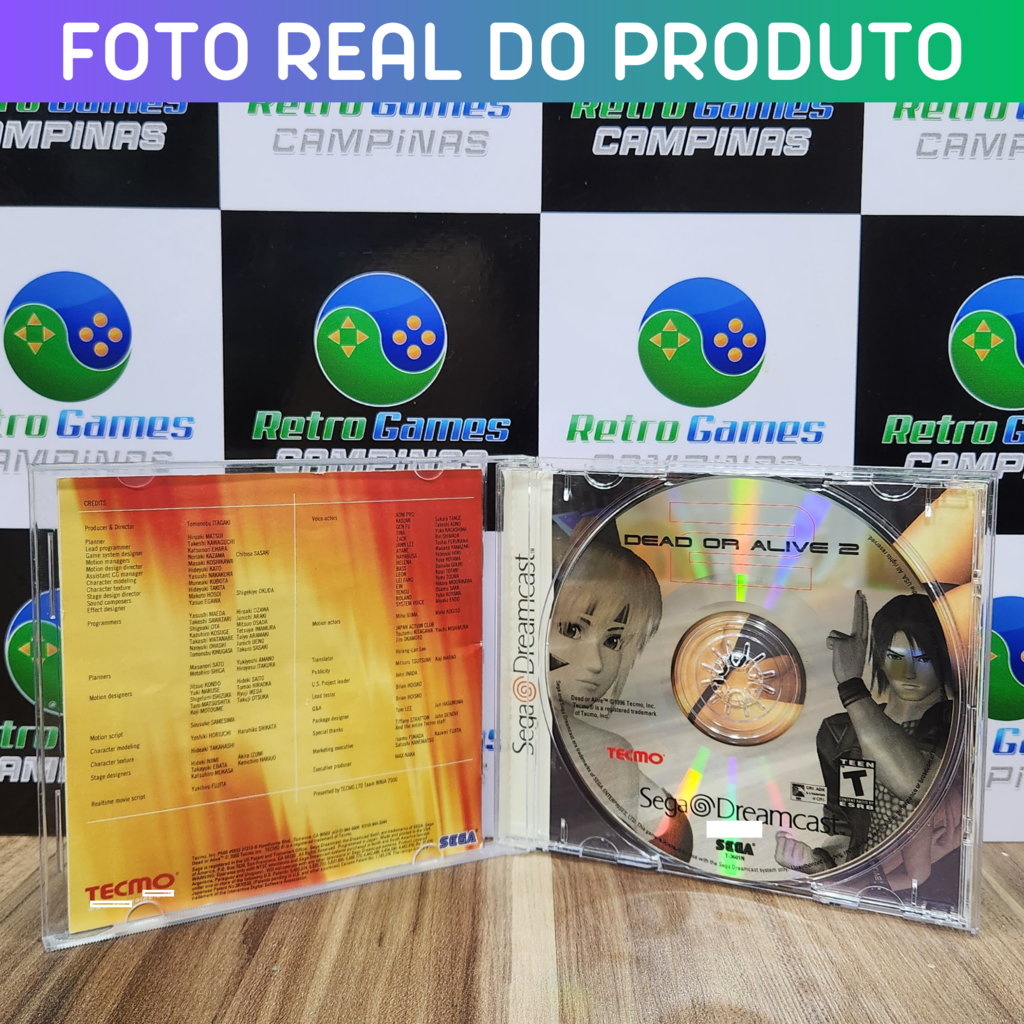 Sega Dreamcast Dead Or Alive 2 – Versione Giapponese NTSC-J Con Manuale (Spina Dorsale DC, Tecmo, 2000)