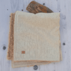 Manta de Corderito Rayas Beige