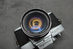 Minolta SRT 101 con optica Rokkor 58mm f 1,4