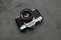 Pentax K1000 con optica 50mm f2 - Oeste Analogico