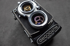 Minolta Autocord con optica Rokkor 75mm f3,5