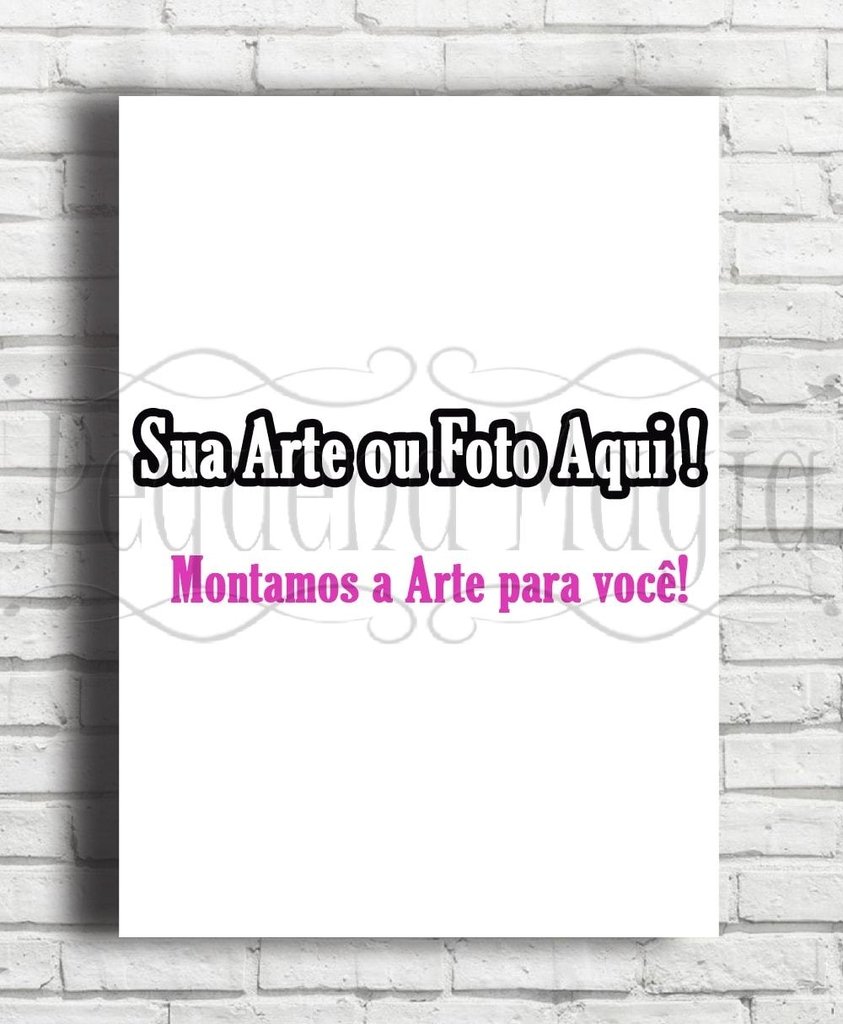 quadro ou placa decorativa personalizada