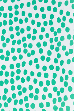 LUNARES VERDE / TUSOR CRUDO - tienda online