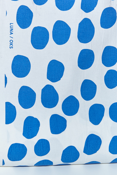 LUNAR AZUL / TUSOR BLANCO - tienda online