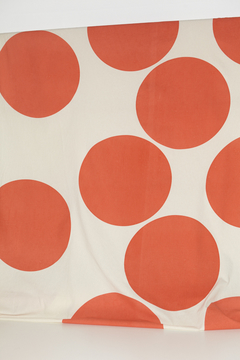 CIRCULOS Ø45 CORAL / TUSOR CRUDO - comprar online