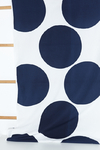 CIRCULOS Ø45 AZUL / LIENZO BLANCO