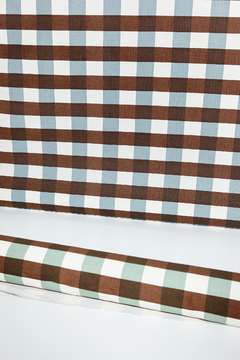 CUADRILLE VICHY VERDE OW + LUNA/OKS TEXTIL X METRO - LUNA/OKS