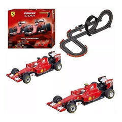 Pista de autos eléctrica F1 Red Champions Carrera