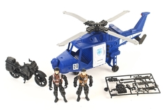 Playset Juda Policia 12 pz.c/helicóptero - comprar online