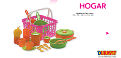 Set de cocina y té con canasto