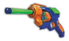 dart zone pistola dardos 26 cm - comprar online