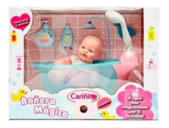 bebe c/bañera interactiva