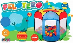 Pelotero hexagonal con 75 pelotas en internet