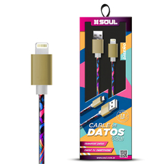 Cable USB Iphone 6 - 7  Soul Diseño