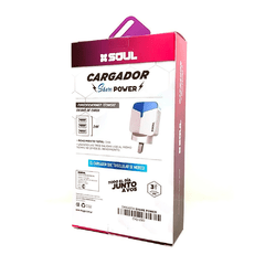 Cargador Rápido Soul Fast Charge 3.0A - Arte Digital