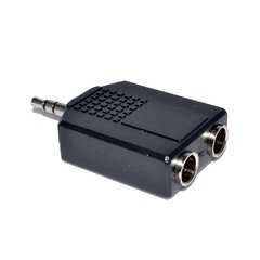 Adaptadora Plug 3.5 St a 2 Jack 6.5 St
