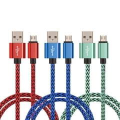 Cable USB Celular Tipo C Mallado 2 Mts Inova 2.1A - Arte Digital