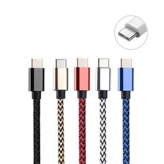 Cable USB Celular Tipo C Mallado 2 Mts Inova 2.1A - comprar online