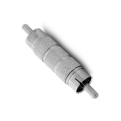 Adaptador RCA Macho a RCA Macho ( Metalico ) - comprar online
