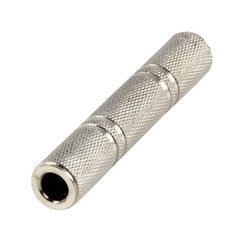 Adaptador Jack 6.5 Mono a Jack 6.5 Mono ( Metalico )