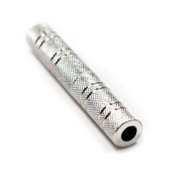 Adaptador Jack 6.5 Mono a Jack 6.5 Mono ( Metalico ) - comprar online