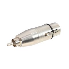 Adaptador Canon Hembra a RCA Macho ( Metalico )