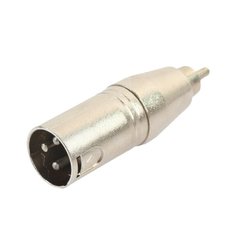 Adaptador Canon Macho a RCA Macho ( Metalico ) - Arte Digital