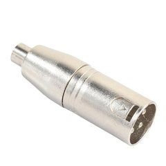 Imagen de Adaptador Canon Macho a RCA Hembra ( Metalico )