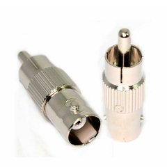 Adaptador BNC Hembra a RCA Macho ( Metalica ) en internet