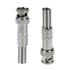 Conector BNC para Armar Coaxil con Tornillo ( Metal ) - Arte Digital