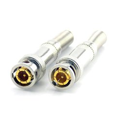 Conector BNC para Armar Coaxil con Tornillo ( Metal )