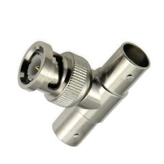Adaptador BNC Tipo T Hembra a BNC Macho ( Metalica ) - Arte Digital