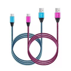 Cable USB Celular Tipo C Mallado 2 Mts Inova 2A - comprar online