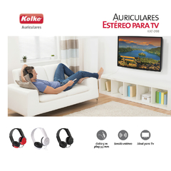Auriculares Vincha Kolke KAT-098 ( Cable de 5 Mts ) - comprar online