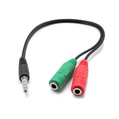 Cable Adaptador 1 Plug 3.5 a 2 Jack 3.5 St PS4