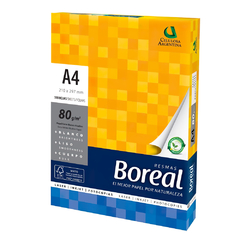 Resma Papel Boreal A4 80 Grs